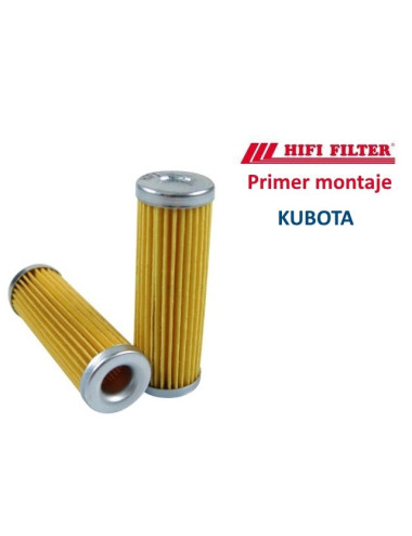 FILTRO DE GASOIL MOTOR KUBOTA ANTIGUO MODELO. K152314356. HI FI-