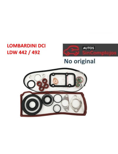 CONJUNTO DE PARTE ALTA LOMBARDIN DCI 444 / 492. NO ORIGINAL.