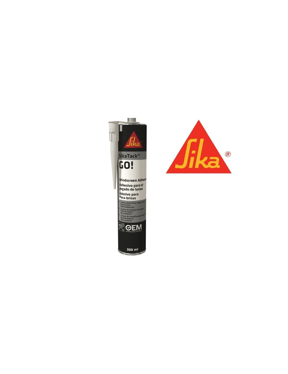 SC330 PEGAMENTO DE PARABRISAS SIKATACK GO! . 300 ML SC330 PEGAMENTO DE PARABRISAS SIKATACK GO! . 300 ML
