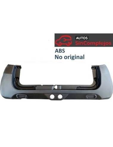 SCA02 PARAGOLPES TARSERO EN ABS MINAUTO 2016. 762XF029. NO ORIGINAL.