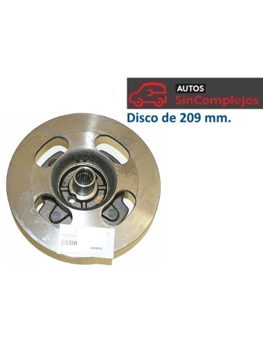 DISCO DE FRENO CON BUJE DELANTERO