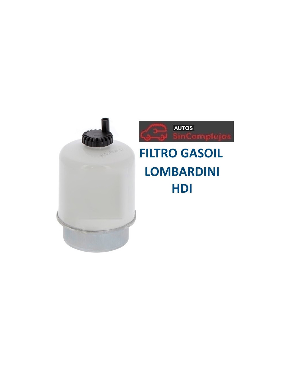 FILTRO DE GASOIL MOTOR LOMBARDINI HDI. NO ORIGINAL. FILTRO DE GASOIL MOTOR LOMBARDINI HDI. NO ORIGINAL.