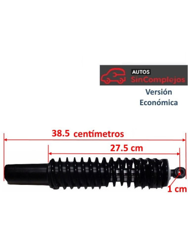 AMORTIGUADOR DELANTERO ALBIZIA/ABACA. NO ORIGINAL. 101306. NO ORIGINAL.