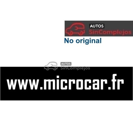 ADHESIVO PEGATINA WWW.MICROCAR.FR. NO ORIGINAL.