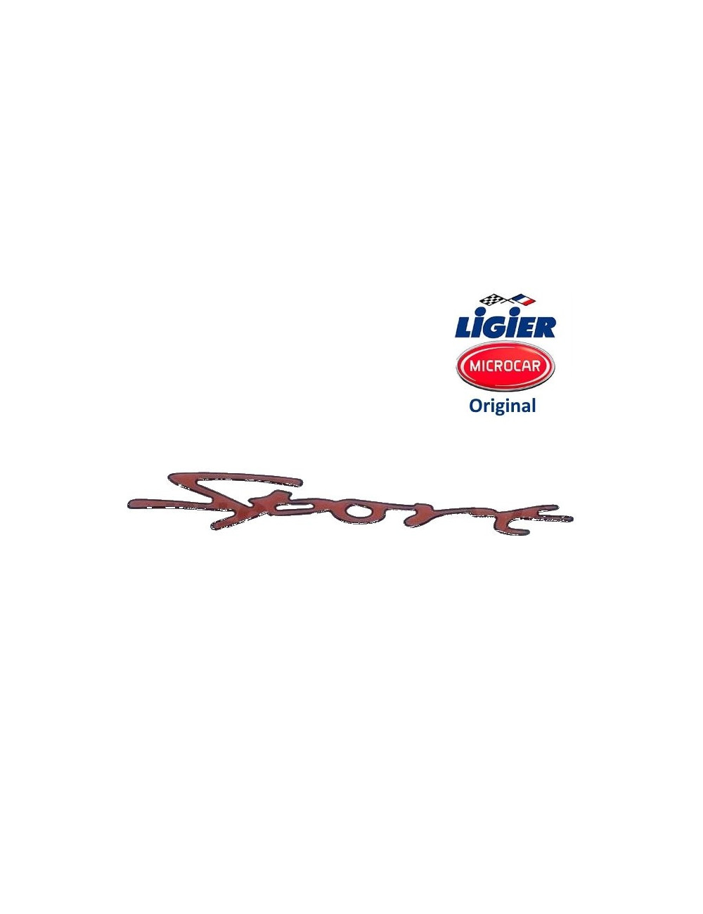 LOGO "SPORT" ORIGINAL. LIGIER JS50 F2 F3 LOGO "SPORT" ORIGINAL. LIGIER JS50 F2 F3