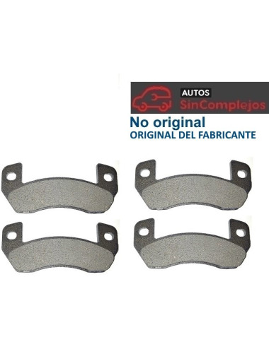 PASTILLAS DE FRENOS TRASERAS LIGIER. 0182043. NO ORIGINAL.