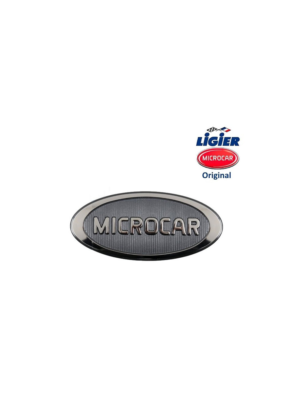 EMBLEMA LOGO MICROCAR. ORIGINAL. 1406260