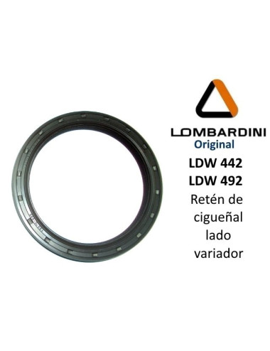 RETEN DE CIGÜEÑAL LADO VARIADOR. LOMBARDINI DCI 442 / 492
