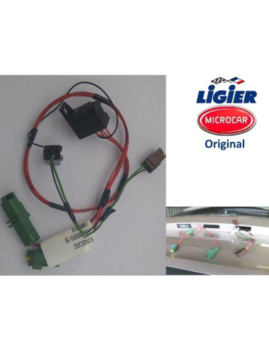 CABLEADO DE MATRICULA DE PORTON M.GO1/2. ORIGINAL.