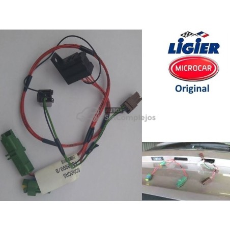 CABLEADO DE MATRICULA DE PORTON M.GO1/2. ORIGINAL.