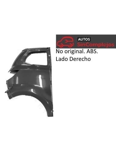 PASO RUEDA DELANTERO DERECHO EN ABS AIXAM EMOTION 2020