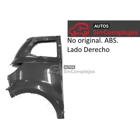 PASO RUEDA DELANTERO DERECHO EN ABS AIXAM EMOTION 2020