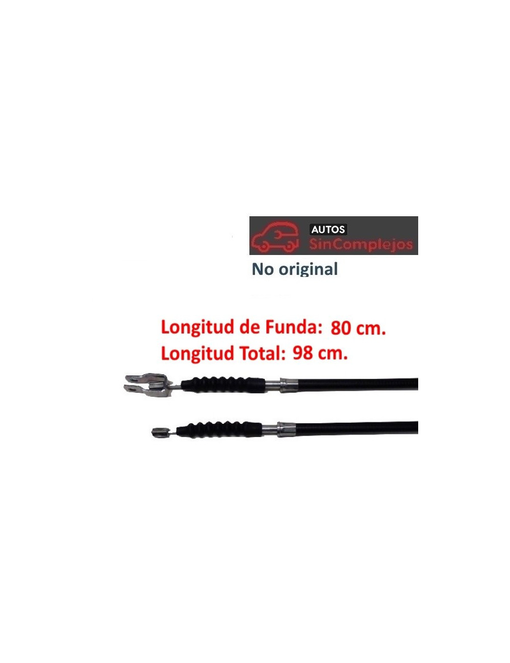 CABLE FRENO MANO MICROCAR MC1 CABLE FRENO MANO MICROCAR MC1