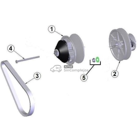 DESPIECE VARIADOR DE MOTOR AIXAM