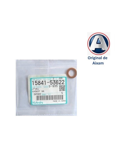 ARANDELA CORTAFUEGOS DE INYECTOR KUBOTA Z402 / Z482. ORIGINAL. 1584153622