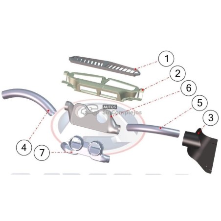 DESPIECE VENTILACION AIXAM 2016 / 2020