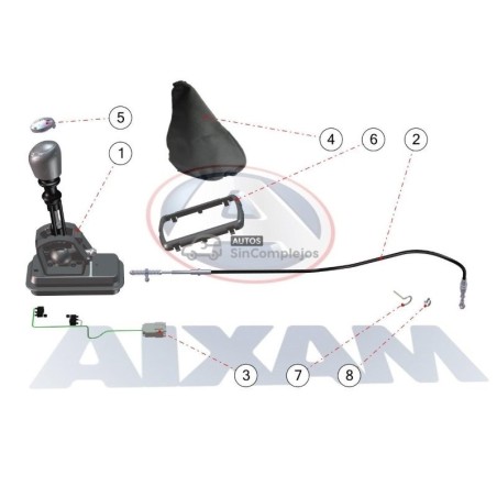 DESPIECE CAJA CAMBIO CITY AIXAM 2020