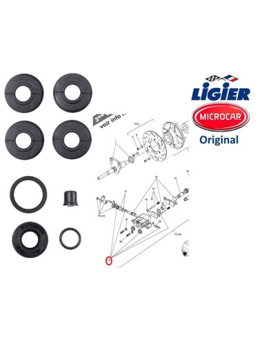 CONJUNTO DE REPARACION DE PINZAS TRASERAS MC