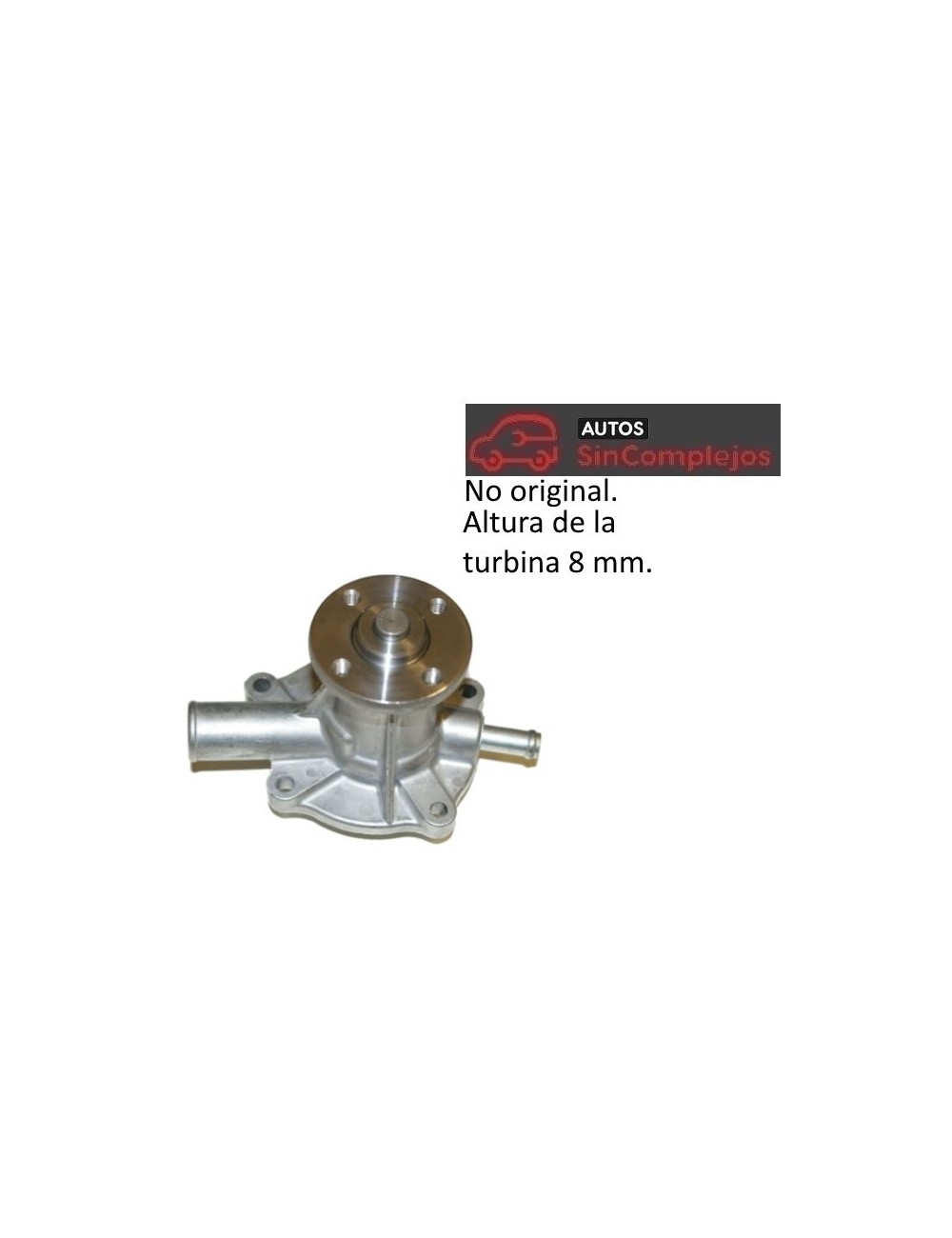 BOMBA DE AGUA MOTOR KUBOTA 8 MM. NO ORIGINAL. KUBOTA Z402