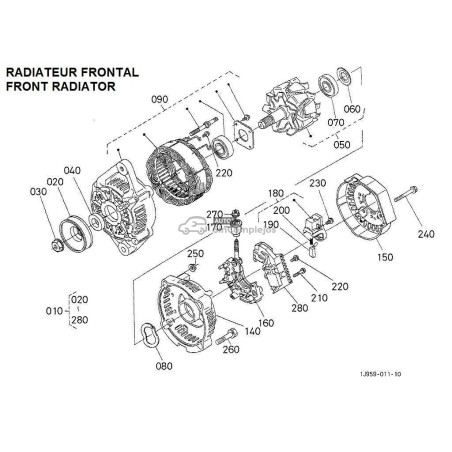 DESPIECE ALTERNADOR Z482 3