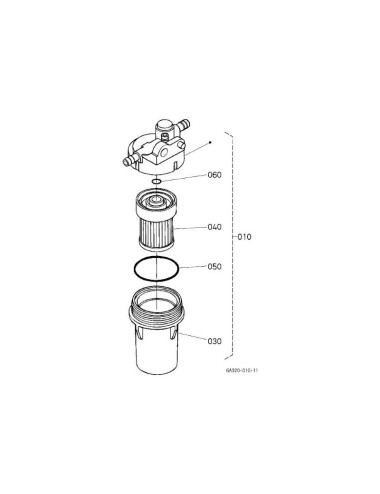 DESPIECE FILTRO DE GASOIL Z402 / Z482E