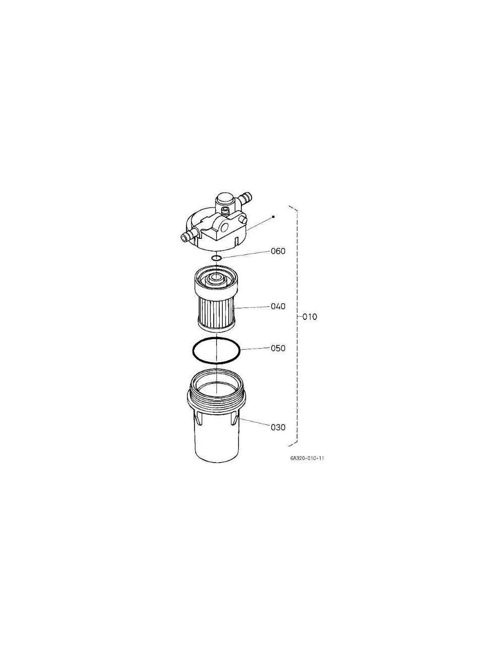 DESPIECE FILTRO DE GASOIL Z402 / Z482E DESPIECE FILTRO DE GASOIL Z402 / Z482E