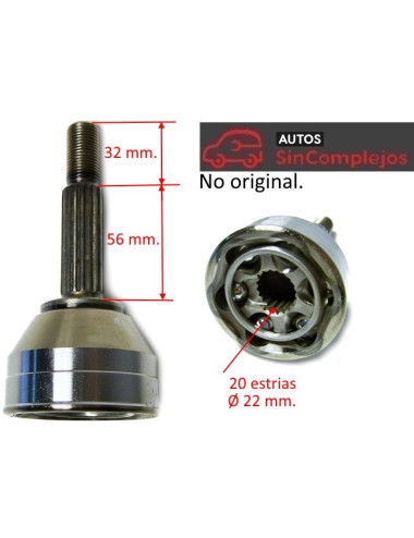 JUNTA HOMOCINETICA LADO RUEDA JDM