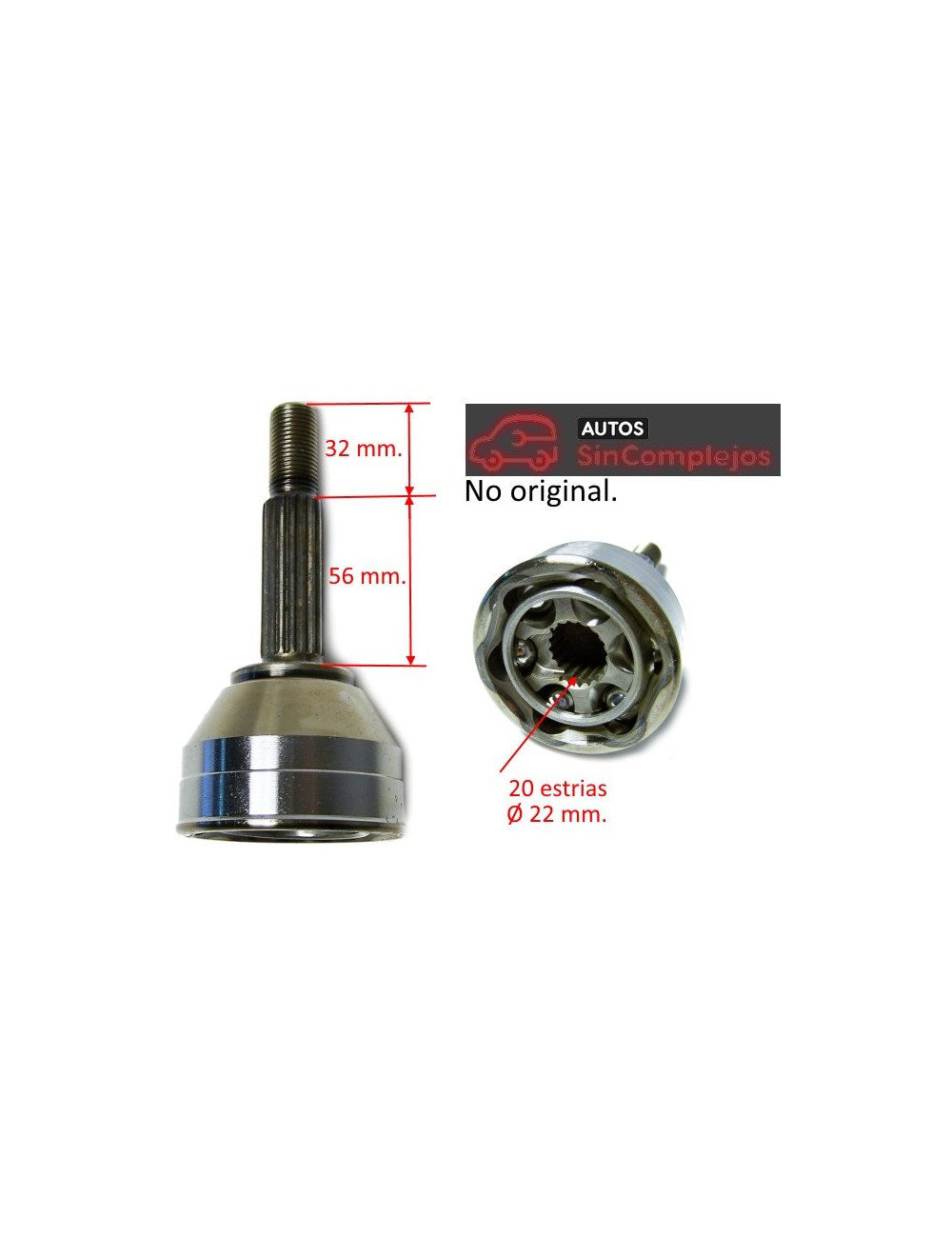 JUNTA HOMOCINETICA LADO RUEDA JDM