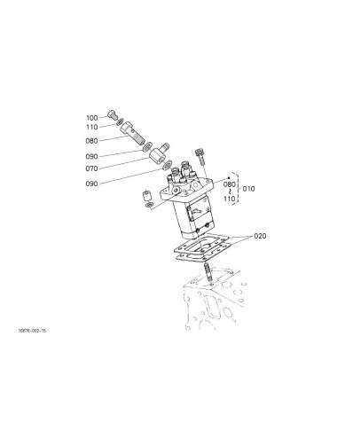 DESPIECE INJECCION KUBOTA Z482E