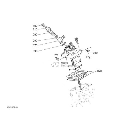 DESPIECE INJECCION KUBOTA Z482E