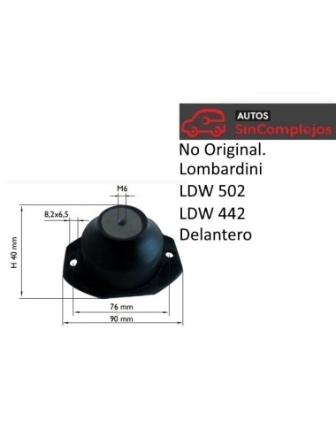 SILENT BLOC DELANTERO DE MOTOR LIGIER / MICROCAR. 1009327. NO ORIGINAL .