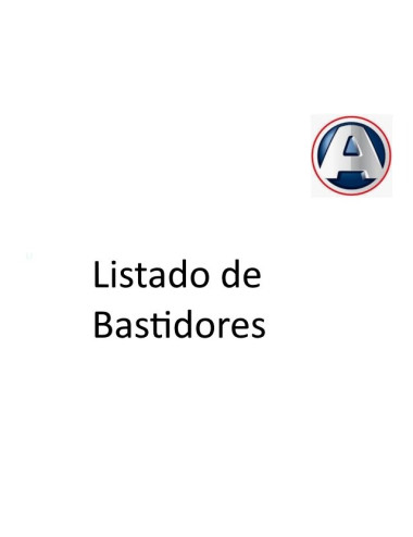 LISTADO BASTIDORES AIXAM / MEGA / MINAUTO. HASTA 2007