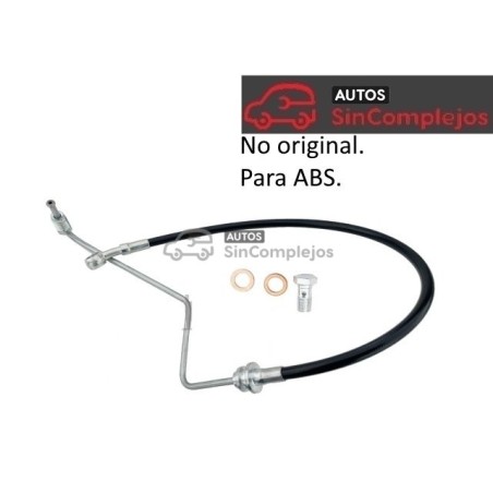 LATIGUILLO DE FRENO DELANTERO IZQUIERDO. AIXAM 2013/16/20. 6AY418A. NO ORIGINAL. ABS