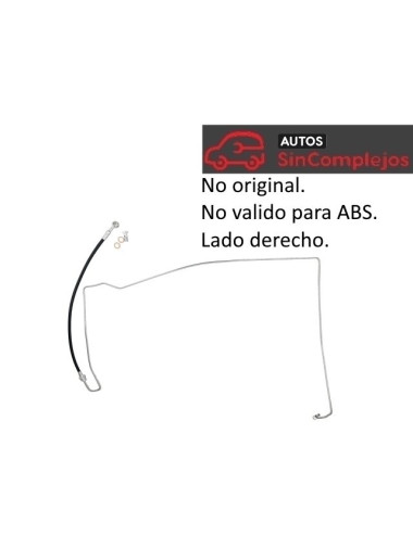 LATIGUILLO DE FRENO DERECHO. 620BF019. NO ORIGINAL. NO ABS