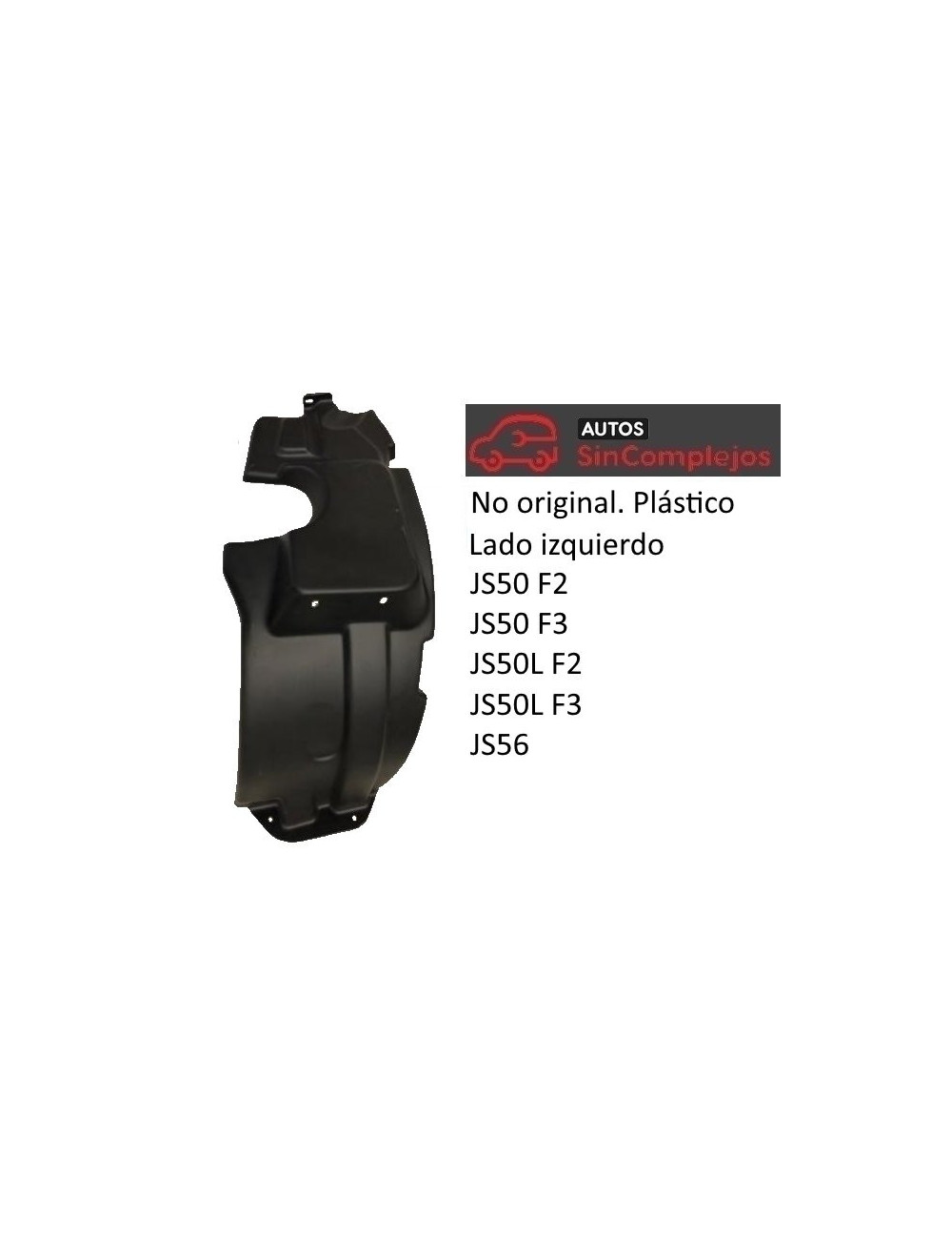 PASO DE RUEDA DELANTERO IZQUIERDO ABS LIGIER JS56. NO ORGINAL PASO DE RUEDA DELANTERO IZQUIERDO ABS LIGIER JS56. NO ORGINAL