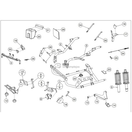 DESPIECE CHASIS JDM ROXSY