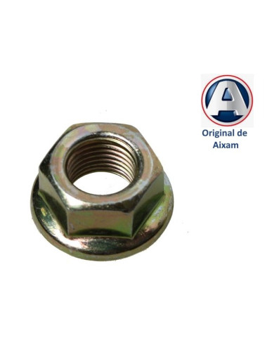 TUERCA CON ARANDELA DE POLEA CAJA CAMBIO AIXAM. ORIGINAL. 3W011