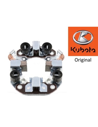 PORTAESCOBILLAS MOTOR DE ARRANQUE KUBOTA Z402 / Z482. 14958-63380. ORIGINAL.