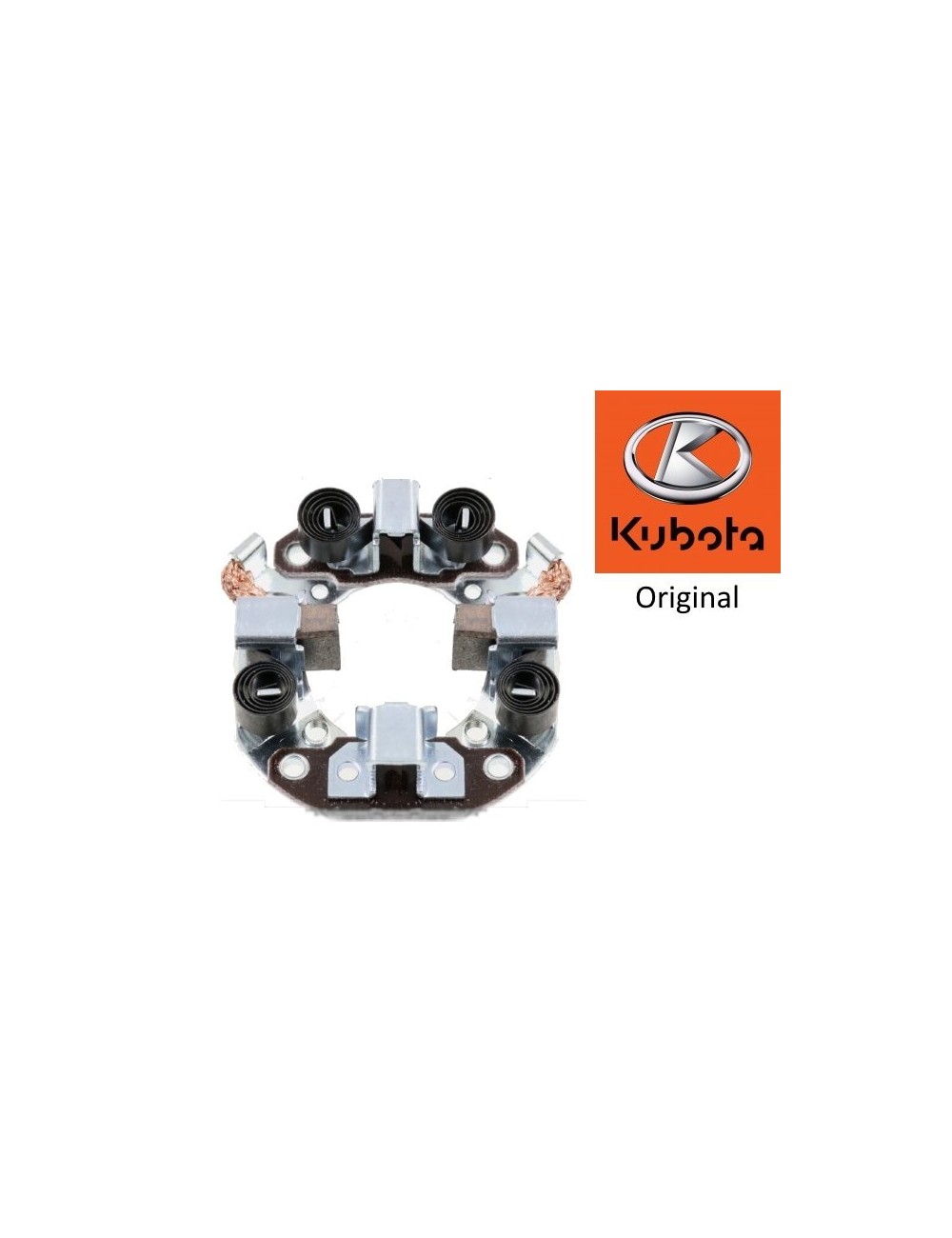 PORTAESCOBILLAS MOTOR DE ARRANQUE KUBOTA Z402 / Z482. 14958-63380. ORIGINAL.