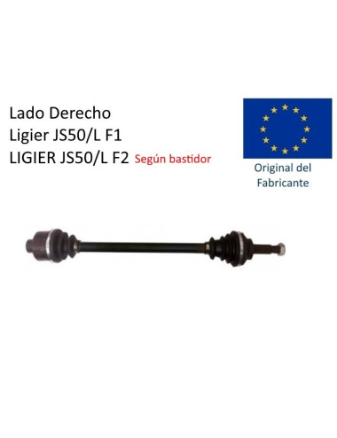 TRANSMISIÓN DERECHA JS50 L F1 / F2