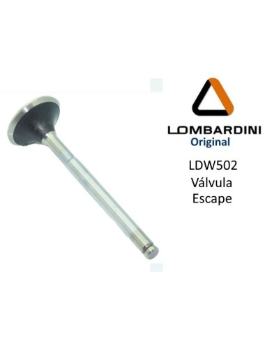 VALVULA DE ESCAPE MOTOR LOMBARDINI LDW 502. ORIGINAL. 064007