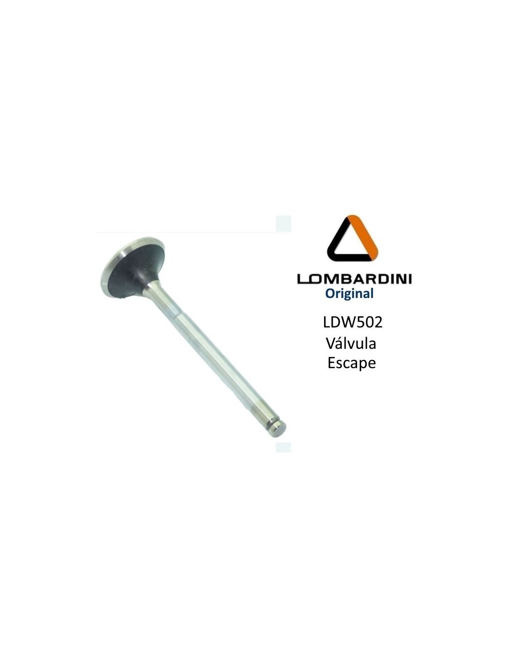 VALVULA DE ESCAPE MOTOR LOMBARDINI LDW 502. ORIGINAL. 064007
