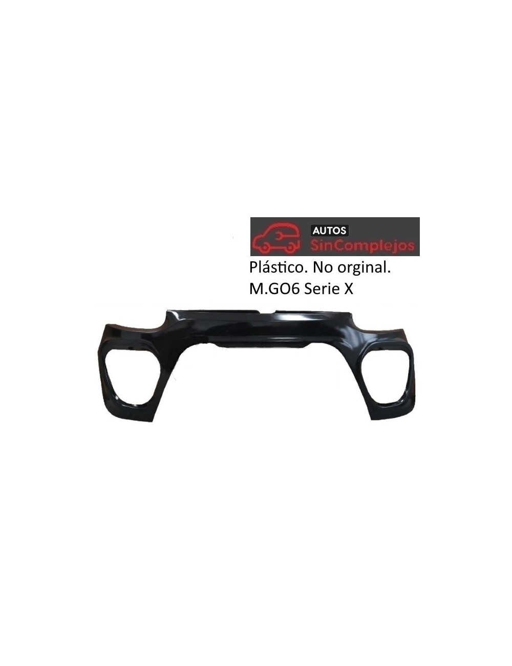 PARAGOLPES DELANTERO EN ABS MICROCAR M.GO6 PARAGOLPES DELANTERO EN ABS MICROCAR M.GO6