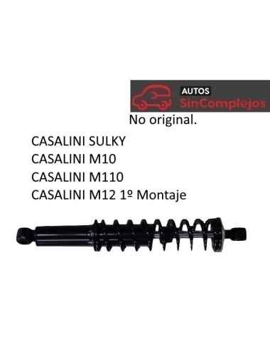 AMORTIGUADOR TRASERO CASALINI SULKY/M10/M12. F2107000032 . NO ORIGINAL