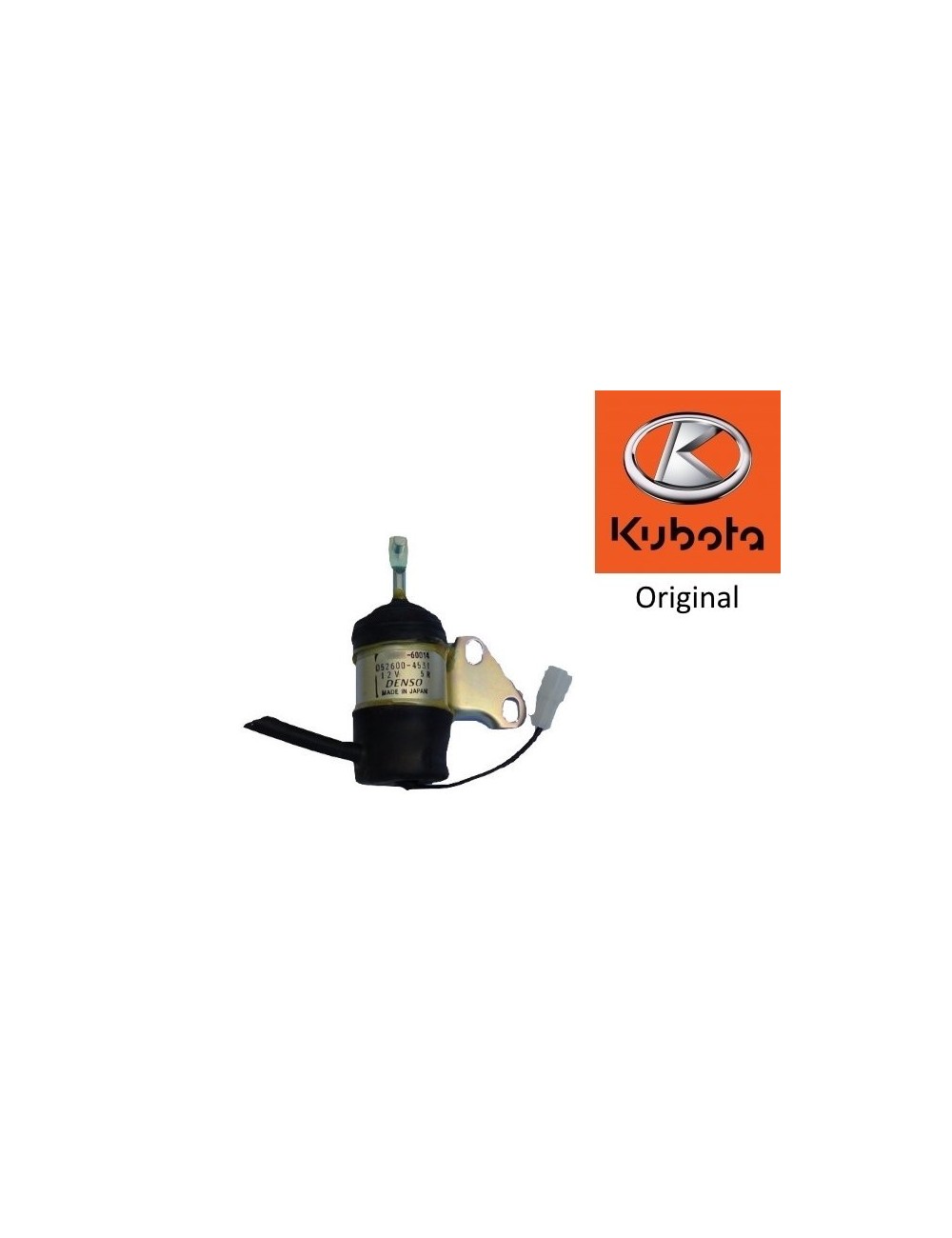 SOLENOIDE PARO MOTOR KUBOTA.ORIGINAL . K168516001