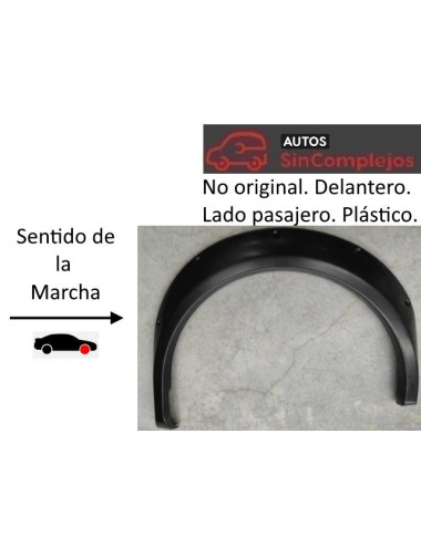 ALETÍN DELANTERO DERECHO EN PLÁSTICO ABS AIXAM