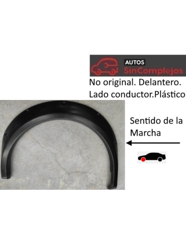 ALETÍN DELANTERO DERECHO EN PLÁSTICO ABS AIXAM