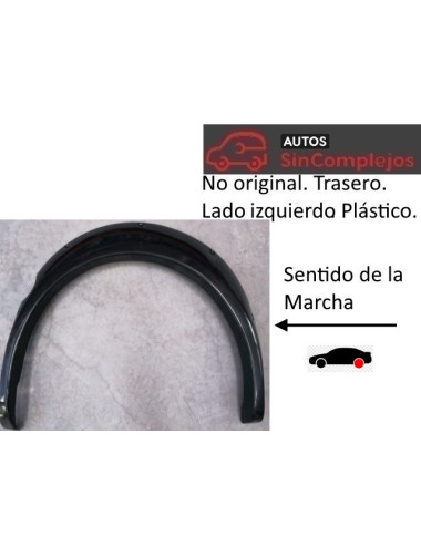 ALETÍN TRASERO IZQUIERDO EN PLÁSTICO ABS AIXAM