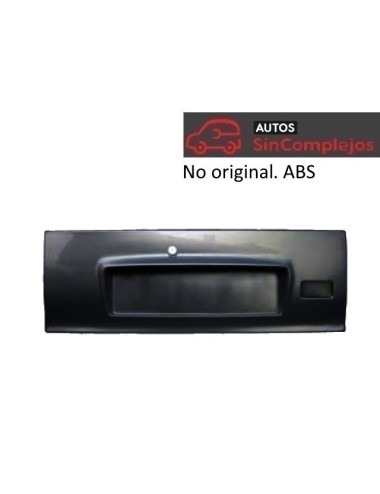 PANEL DE MATRICULA DE PORTON ABS AIXAM 400.4 500.4. NO ORIGINAL
