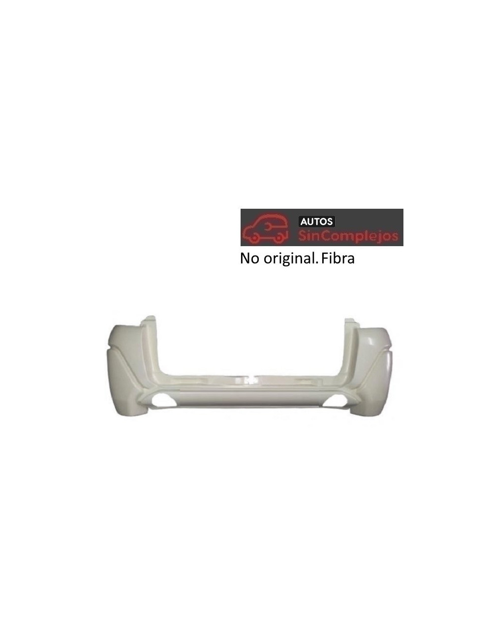 PARAGOLPES TRASERO EN FIBRA AIXAM CROSSOVER. 7AW029A PARAGOLPES TRASERO EN FIBRA AIXAM CROSSOVER. 7AW029A